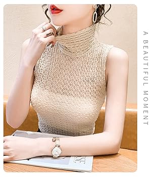 【新品タグ付き】MIEKO UESAKO ノースリーブハイネックシャツ 40 新品タグ MIEKO UESAKO ミエコウエサコ ノースリーブハイネック